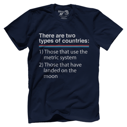 T-shirt Two Types of Countries