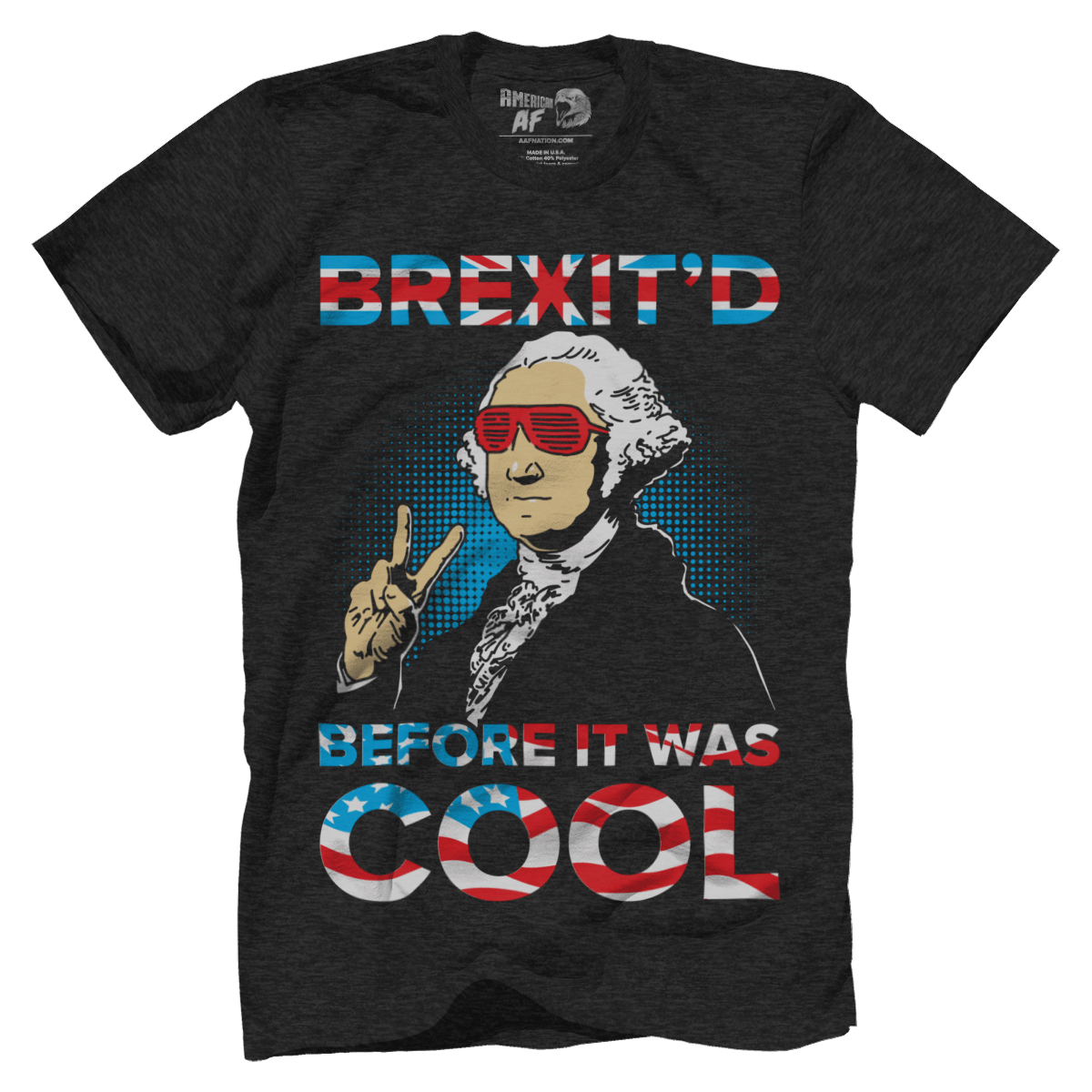 T-shirt Premium Mens Triblend Shirt / Vintage Black / S Brexit'd
