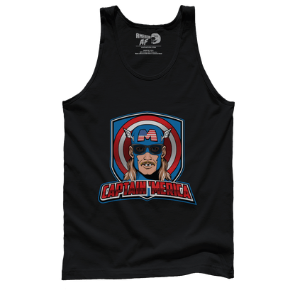 T-shirt Premium Mens Tank / Black / XS Captain 'Merica