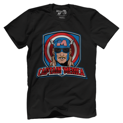 T-shirt Premium Mens Shirt / Black / XS Captain 'Merica