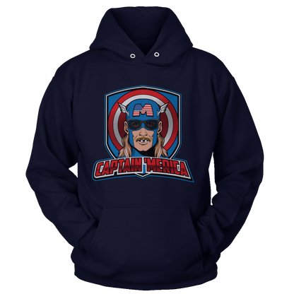 T-shirt Unisex Hoodie / Navy / S Captain 'Merica