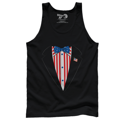 T-shirt Premium Mens Tank / Black / XS Merican Tuxedo