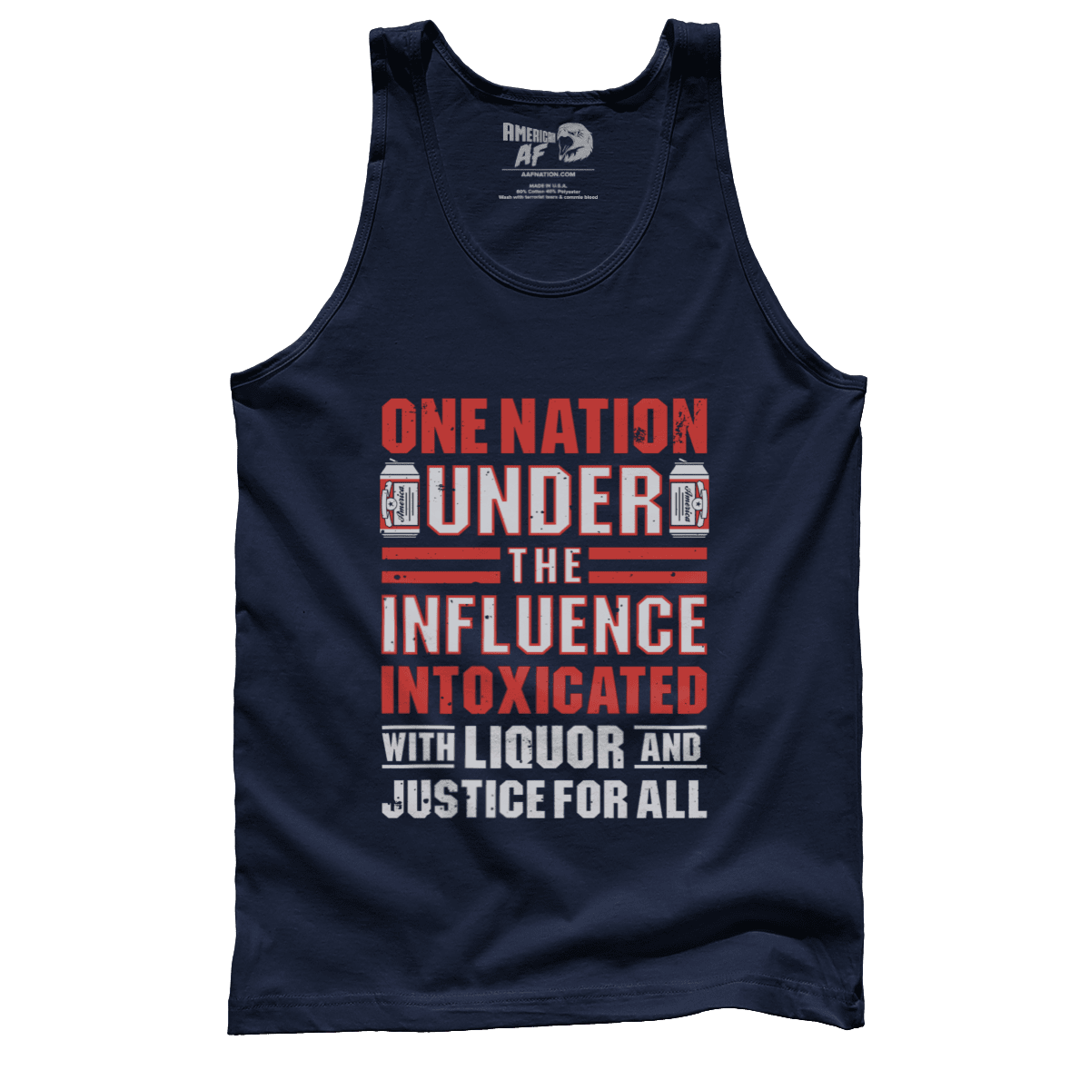 Apparel Premium Mens Tank / Navy / XS Liquor and Justice