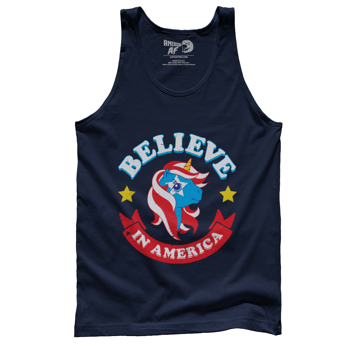 T-shirt Premium Mens Tank / Navy / XS My Little Americorn