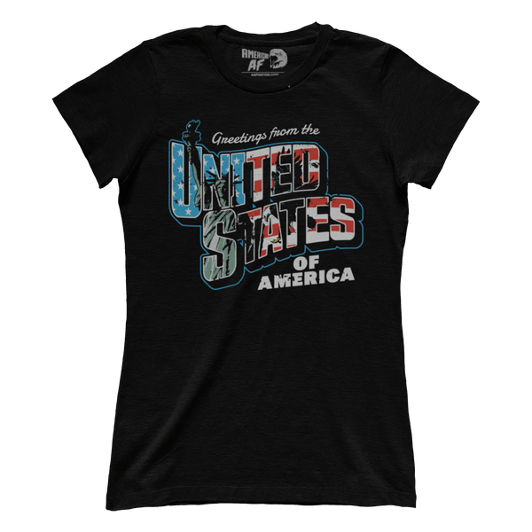 Greetings From USA (Ladies) - September 2021 Club AAF Exclusive Design