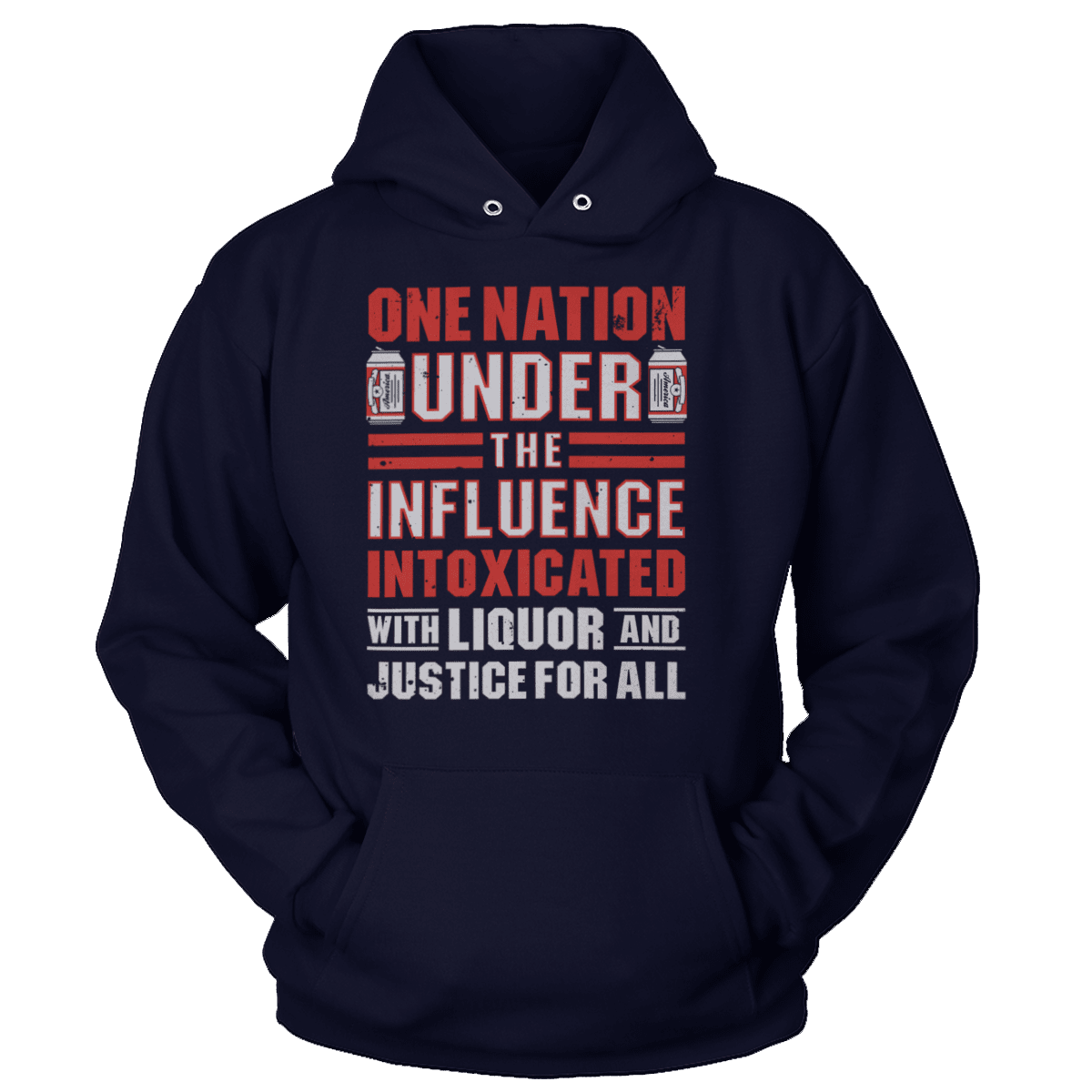 Apparel Unisex Hoodie / Navy / S Liquor and Justice