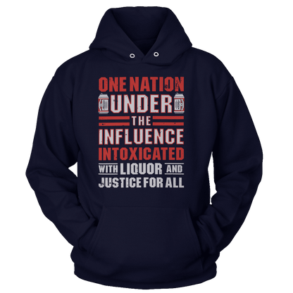 Apparel Unisex Hoodie / Navy / S Liquor and Justice