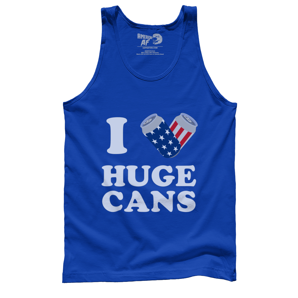 Apparel Premium Mens Tank / True Royal / XS I Love Huge Cans