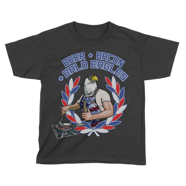 beer bacon bald eagles v2 - Kids