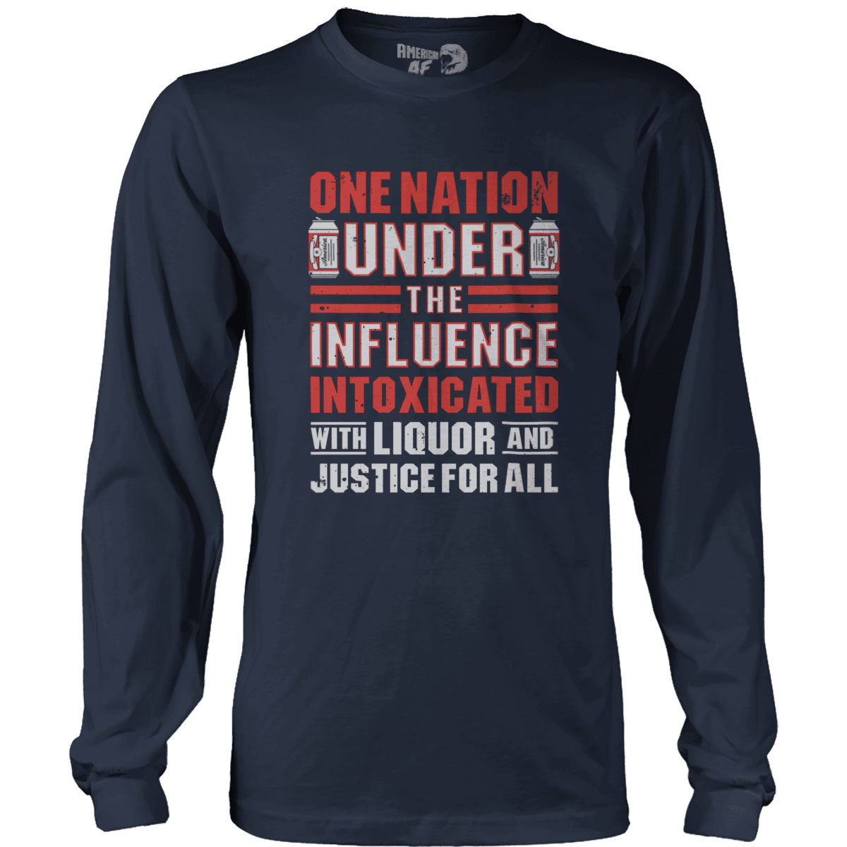 Apparel Mens Long Sleeve / Midnight Navy / S Liquor and Justice