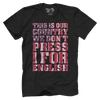We Don't Press 1 for English!