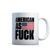 AK: American as F - Black - Coffee Mug