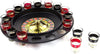 Gear Shot Glass Roulette - Drinking Game Set (2 Balls and 16 Glasses)
