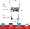 Gear I Voted for Trump - Beer Pint Glass 16oz