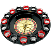 Gear Shot Glass Roulette - Drinking Game Set (2 Balls and 16 Glasses)