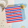 Gear Patriotic Wrapping Paper - 1 Roll Contains 6 Sheets