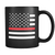 OD: Firemen - Red Line Flag - Coffee Mug