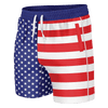 American Flag Swim Trunks