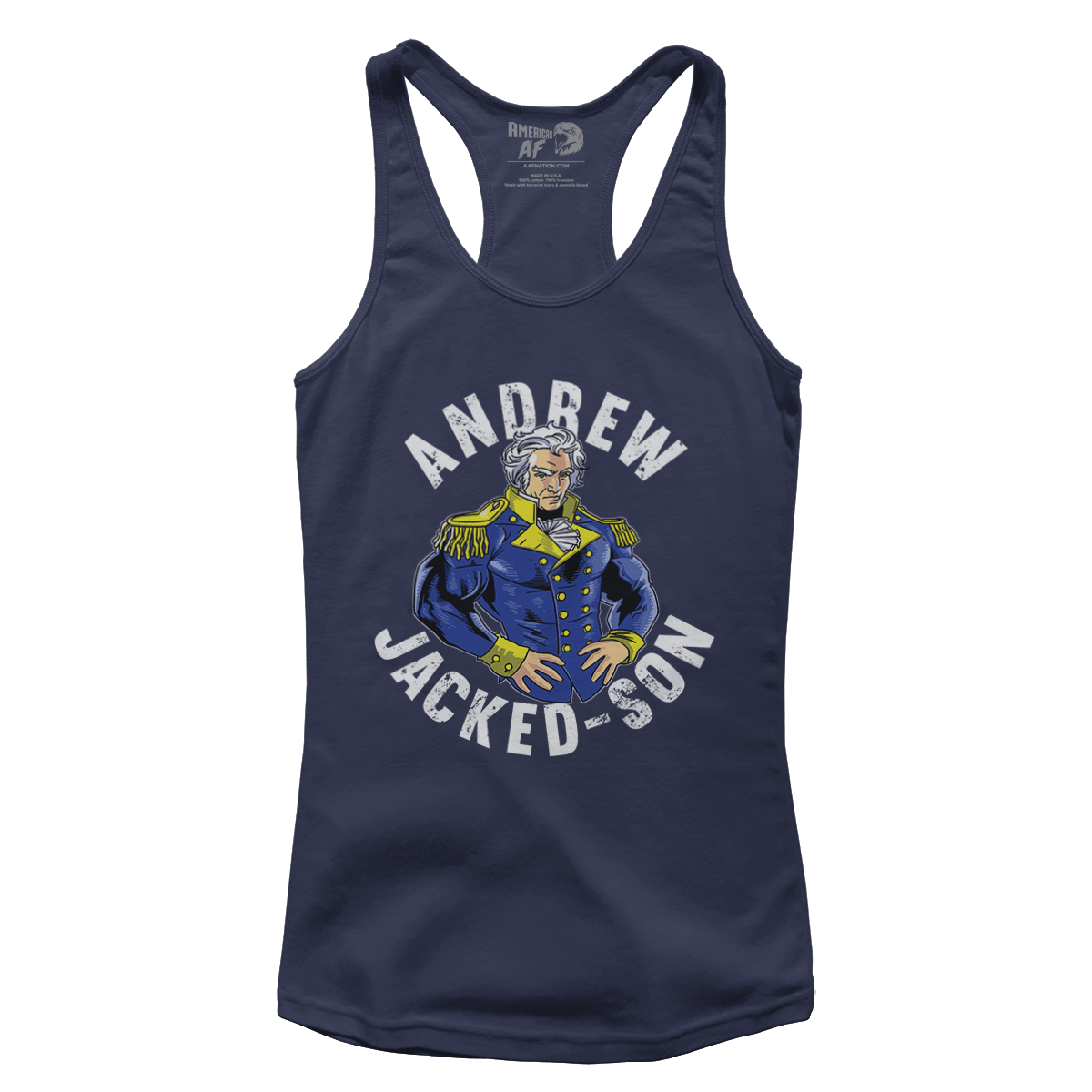 T-shirt Premium Ladies Racerback Tank / Navy / XS Andrew Jackedson (Ladies)