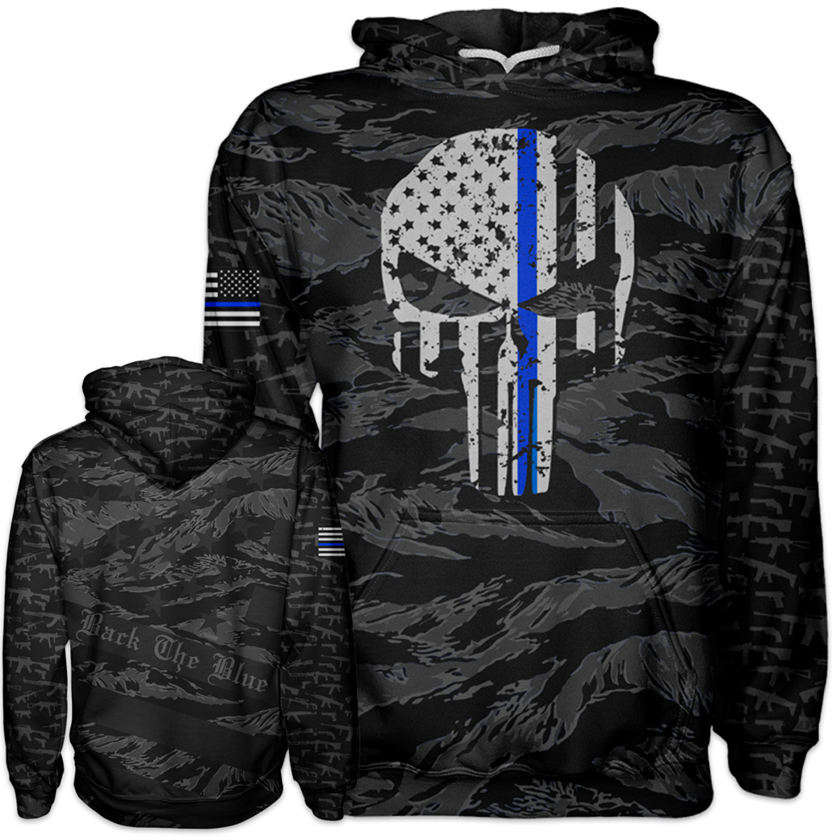 Thin blue line online hoodie