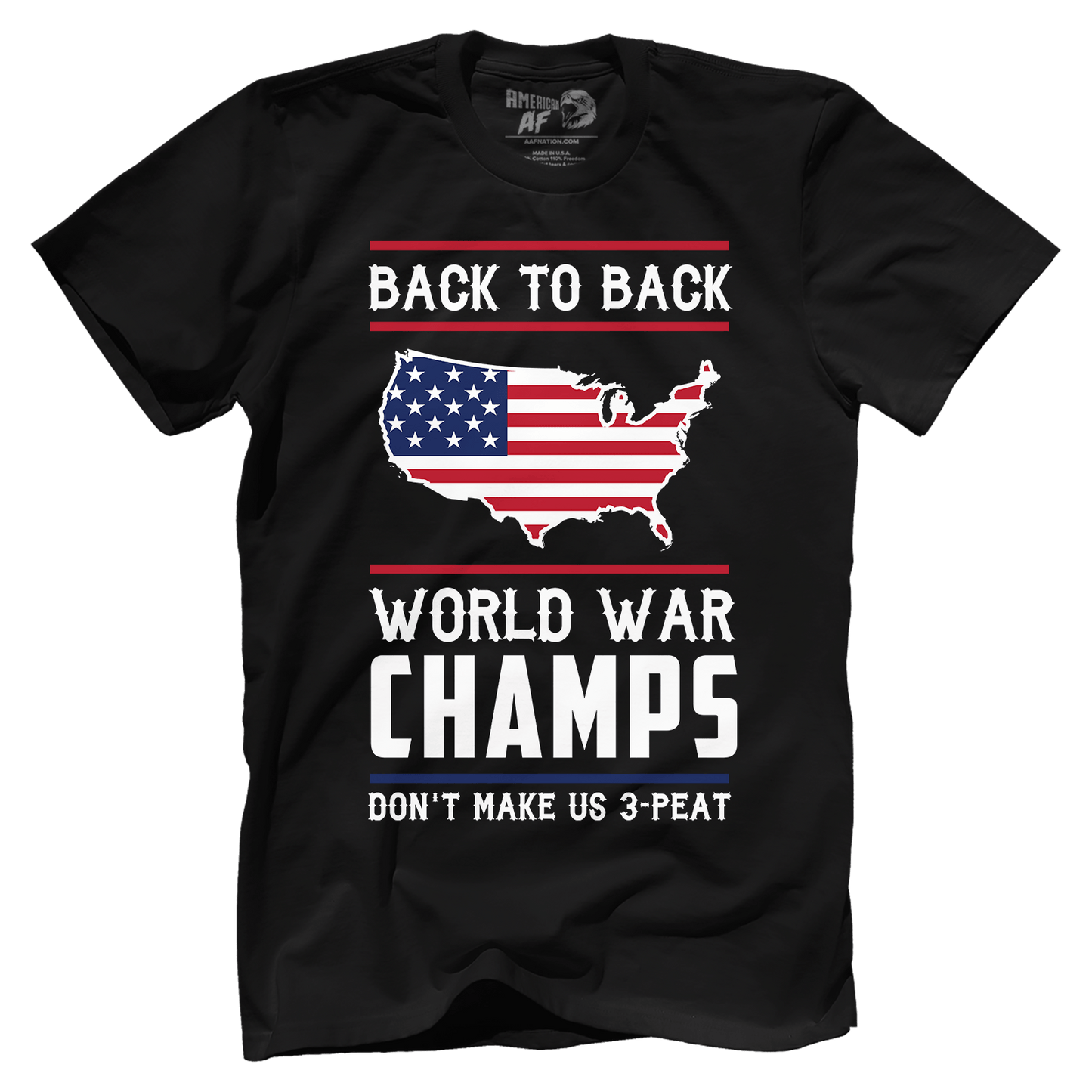 T-shirt Premium Mens Shirt / Black / XS Back-To-Back World War Champs! V2