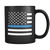 Police - Thin Blue Line Flag - Coffee Mug
