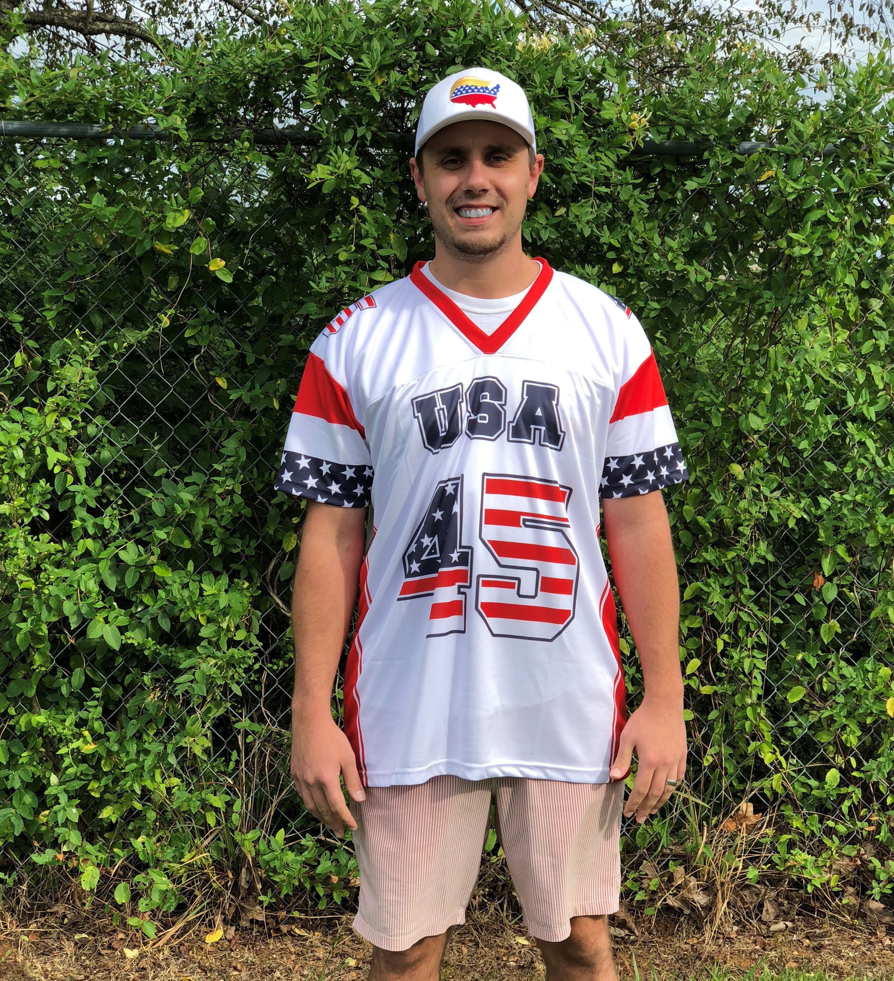 Trump #45 Football Jersey