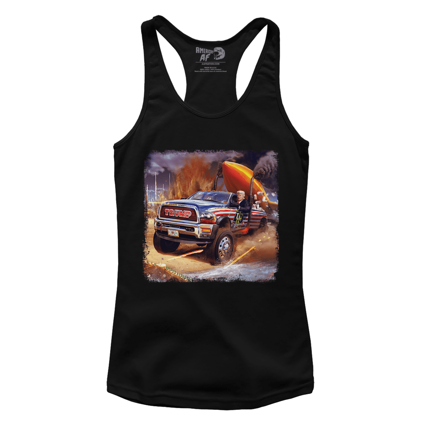 T-shirt Premium Ladies Racerback Tank / Black / XS Welcome to Trumpland (Ladies)