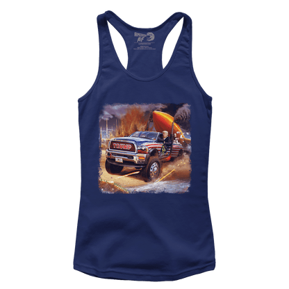 T-shirt Premium Ladies Racerback Tank / Navy / XS Welcome to Trumpland (Ladies)