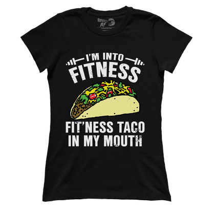 T-shirt Premium Ladies Tee / Black / S Fitness Taco (Ladies)