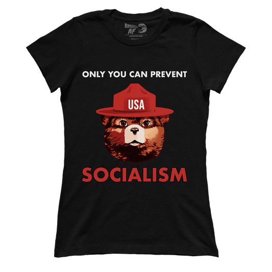 T-shirt Premium Ladies Tee / Black / S USA Bear (Ladies)