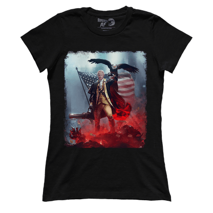 T-shirt Premium Ladies Tee / Black / S Trump's America First (Ladies)