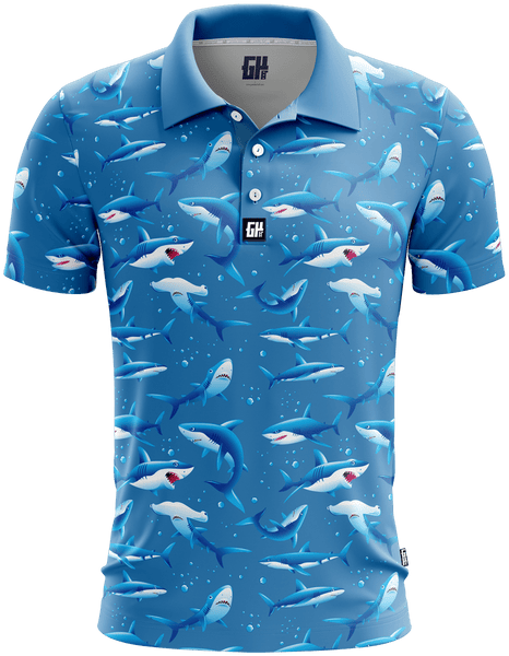 Shark sales golf shirt