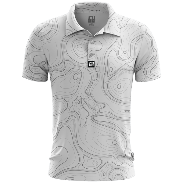 White Topo Polo