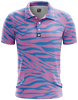 Trippin Zebra Golf Polo