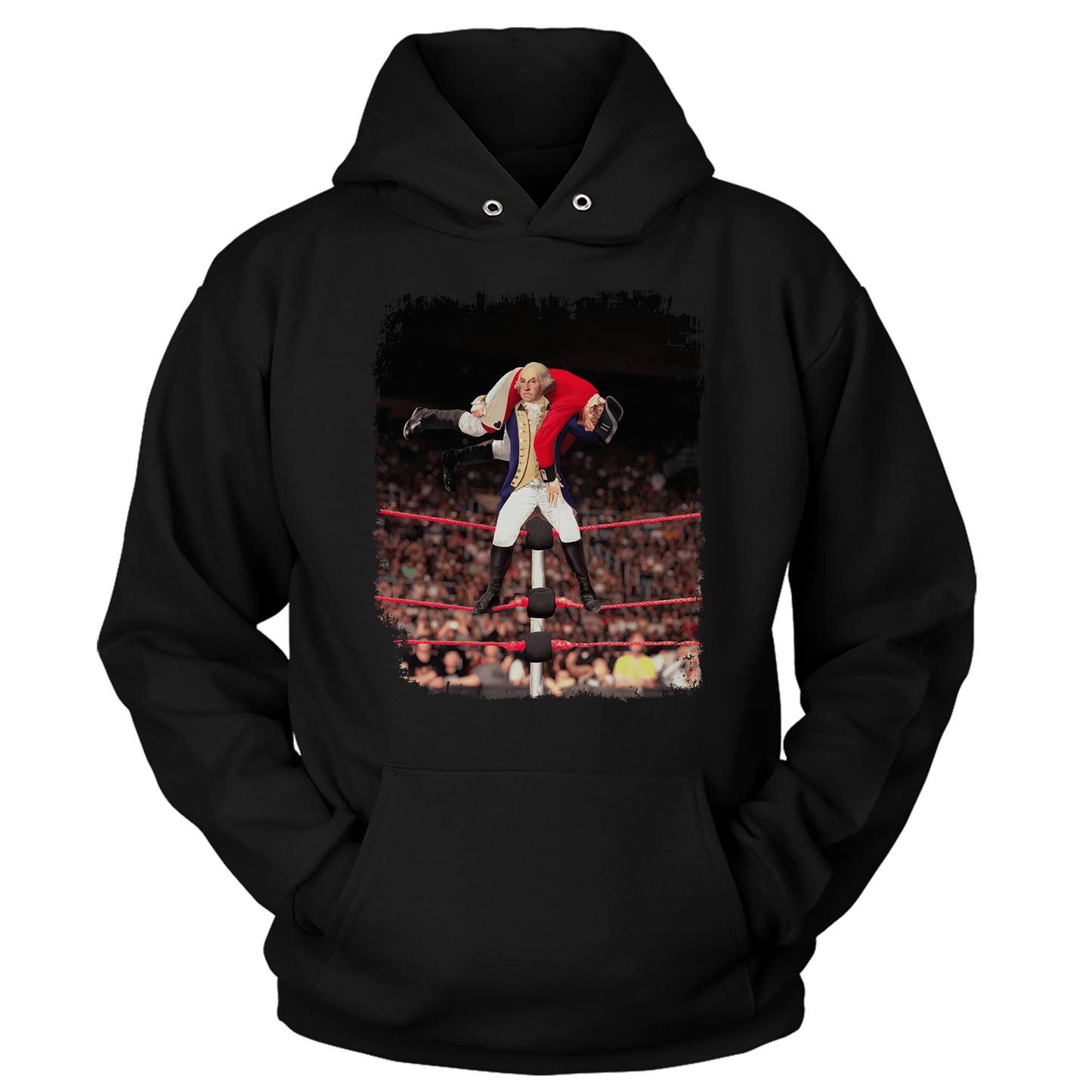 T-shirt Unisex Hoodie / Black / S George Washington Wrestling V2