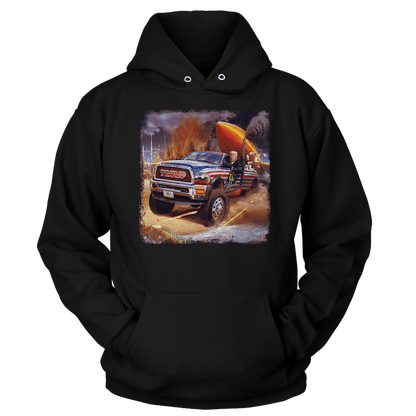T-shirt Unisex Hoodie / Navy / S Welcome to Trumpland (Ladies)