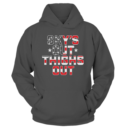T-shirt Sky’s Out, Thighs Out