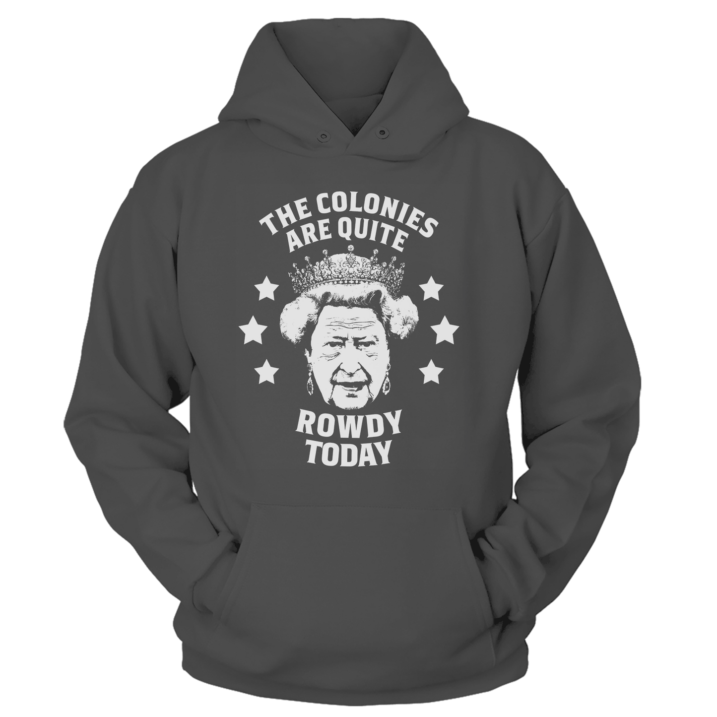 T-shirt Unisex Hoodie / Dark Gray / S Rowdy Today