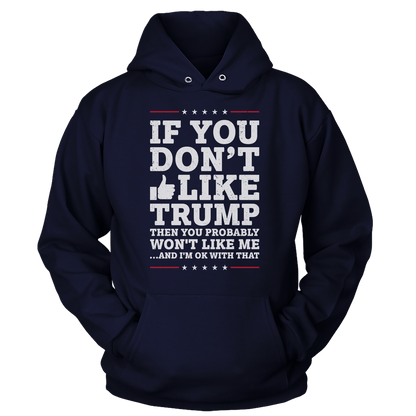 T-shirt Unisex Hoodie / Navy / S Like Trump (Ladies)