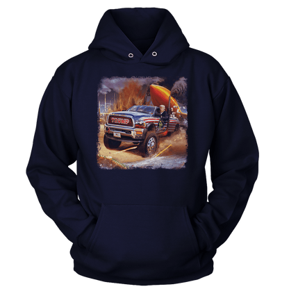 T-shirt Unisex Hoodie / Black / S Welcome to Trumpland (Ladies)