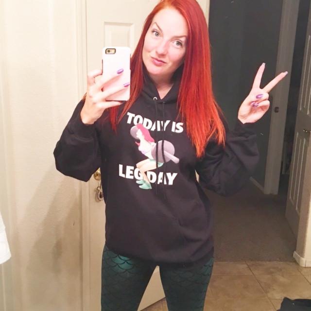 T-shirt Today Is Leg Day (Ladies)