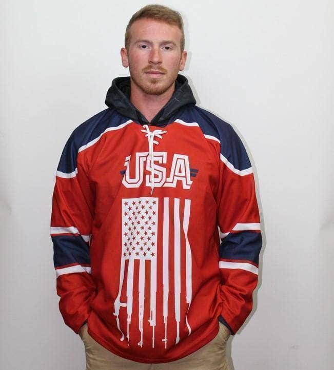 USA 2/A Hockey Jersey American AF - AAF Nation