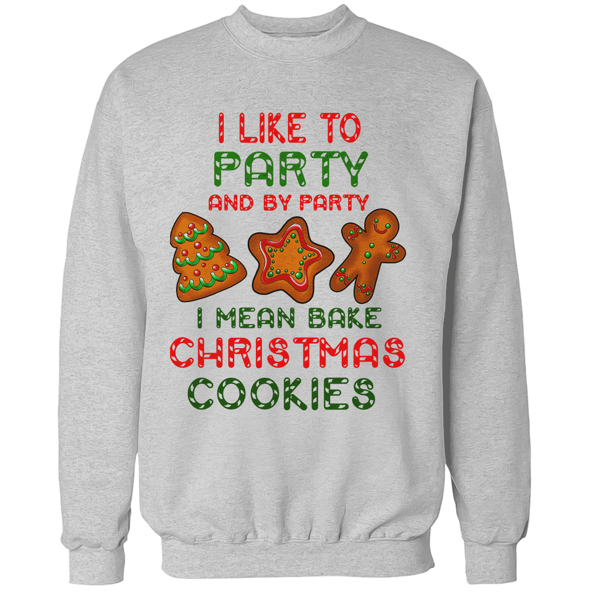 Raglan Premium Sweatshirt / Heather Gray / S I Like to Party