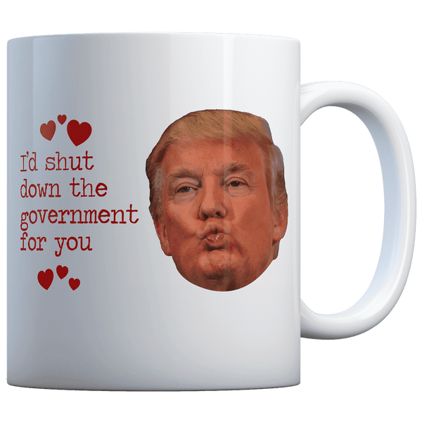 I'd Shut the Government for You KISS - Coffee Mug - Old