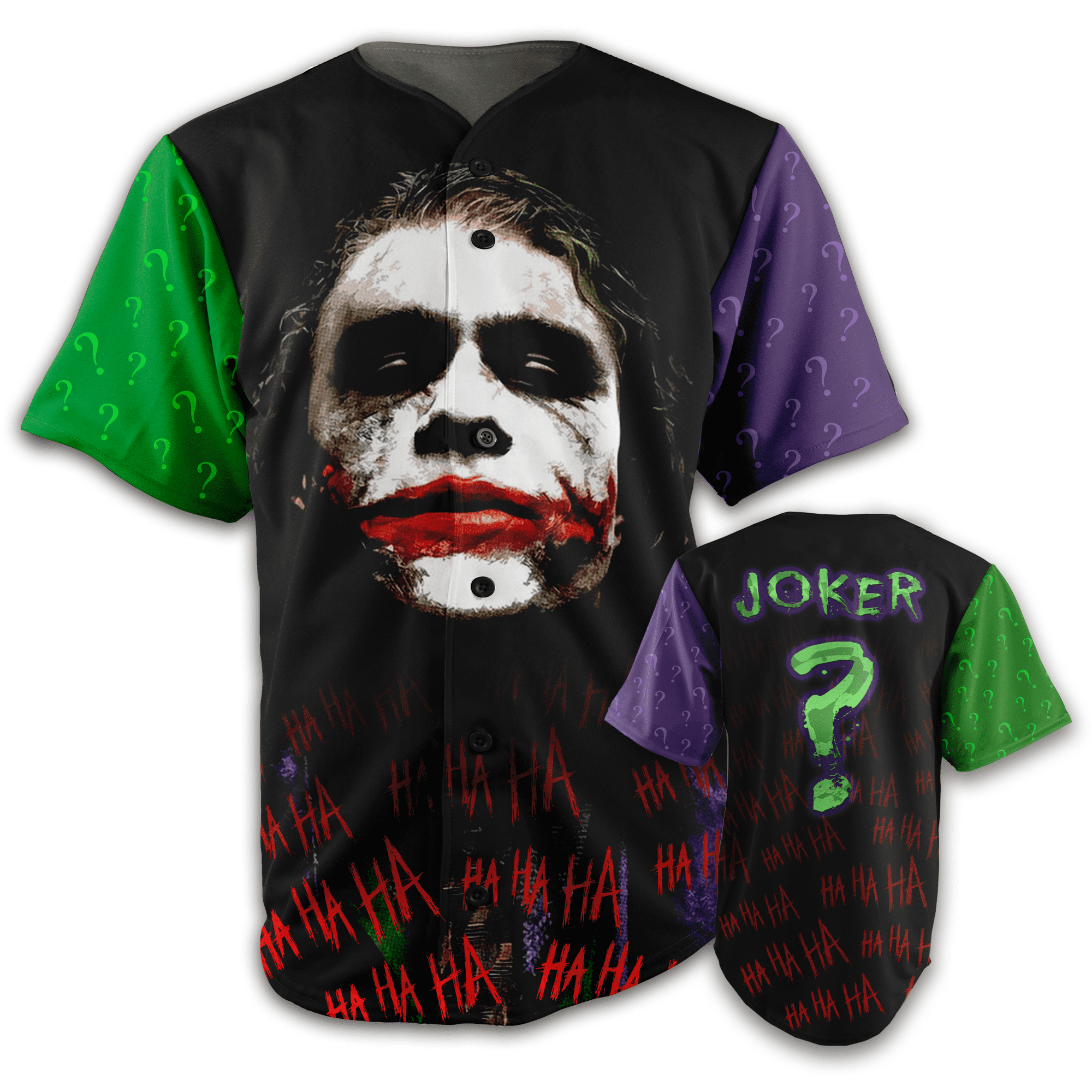 Joker Dc Hahaha Why So Serious Gift For Lover Baseball Jersey