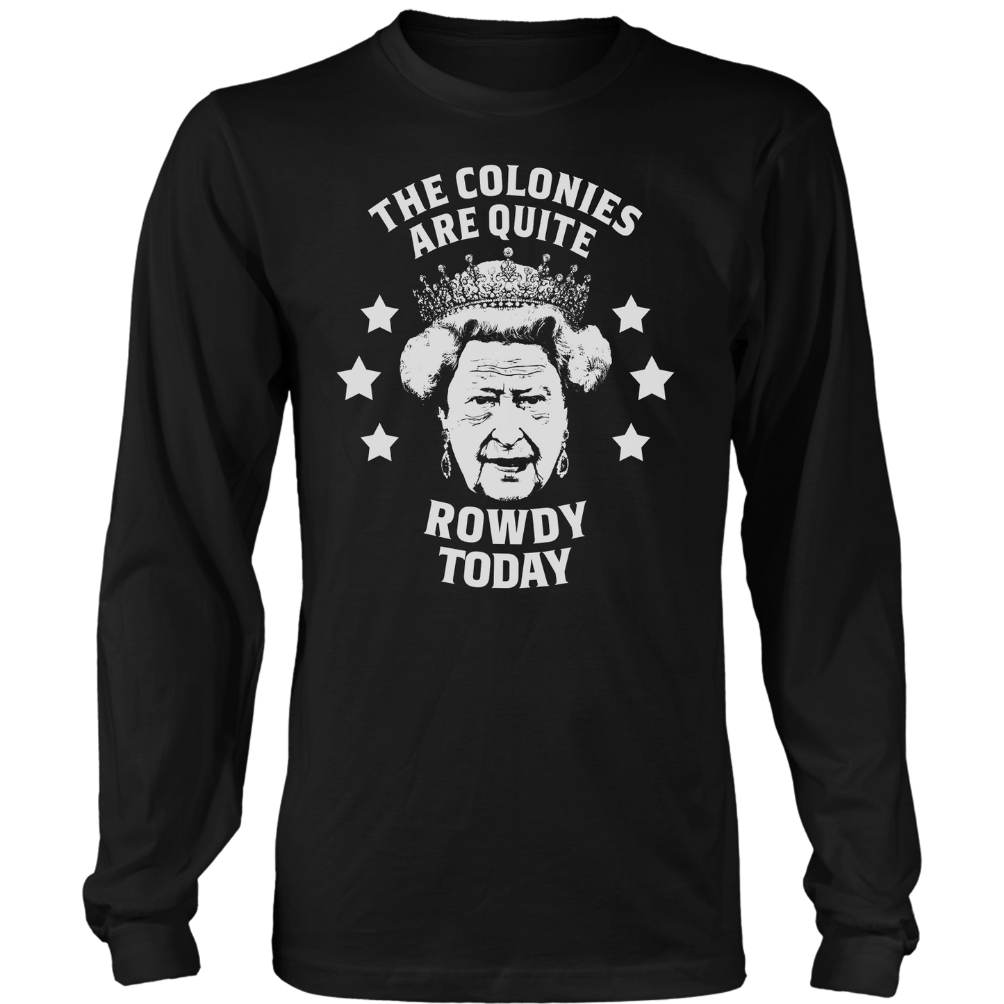 T-shirt Mens Long Sleeve / Black / S Rowdy Today