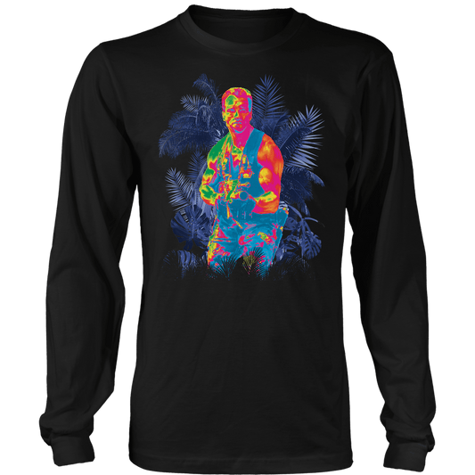 T-shirt Mens Long Sleeve / Black / S Predator Vision V1
