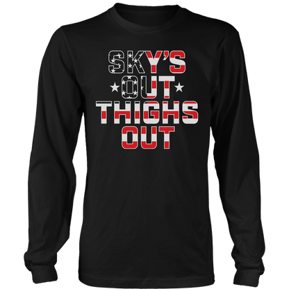 T-shirt Sky’s Out, Thighs Out