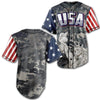 Shirt Custom Camo America Baseball Jersey